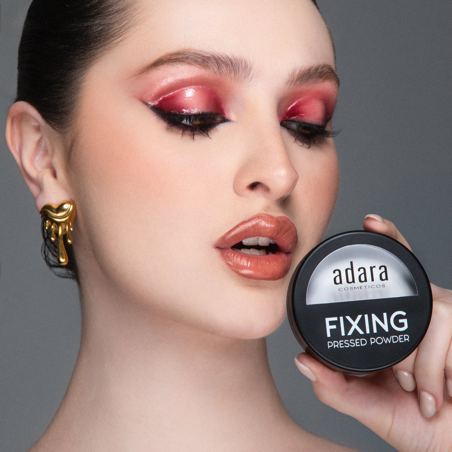 FIXING PRESSED POWDER