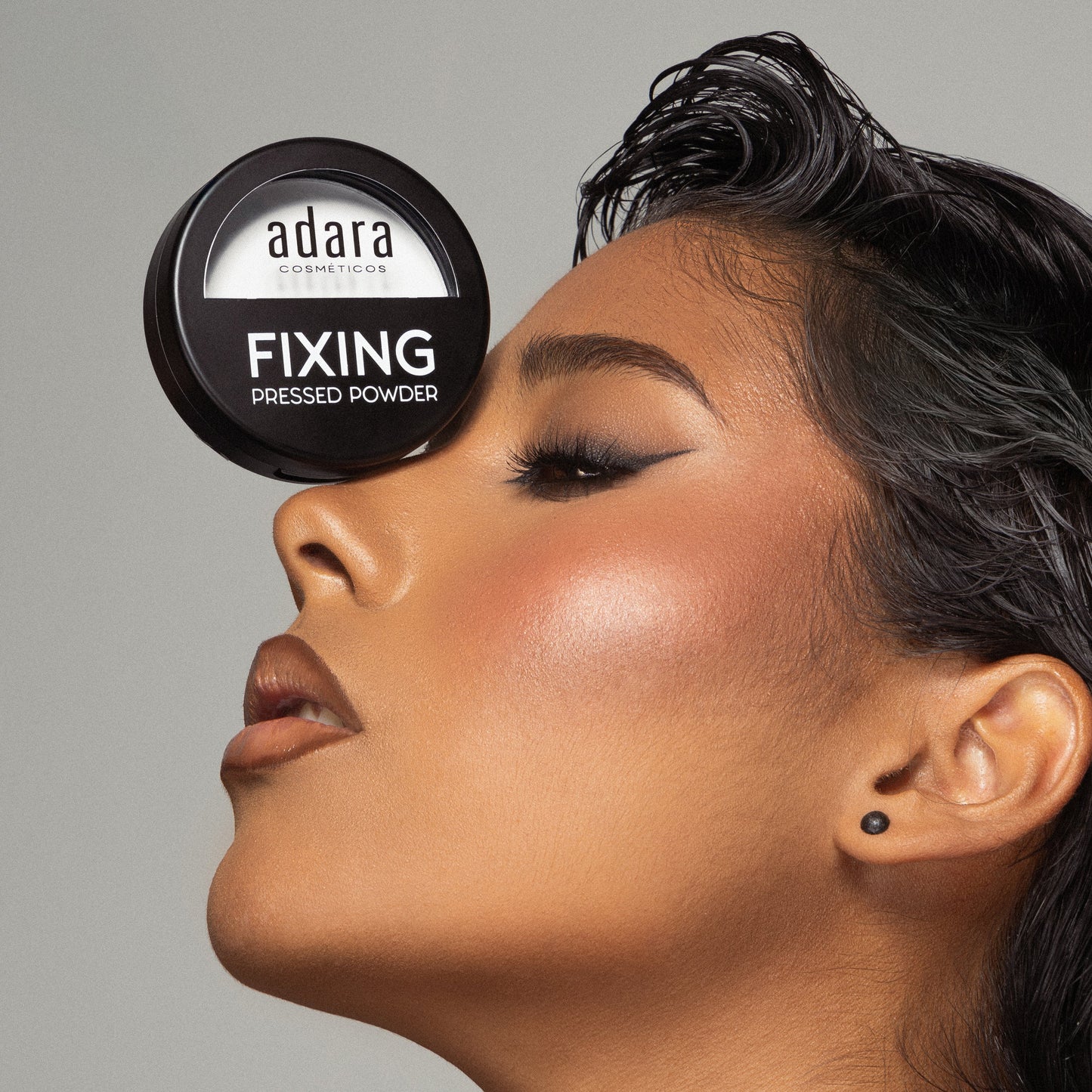 FIXING PRESSED POWDER